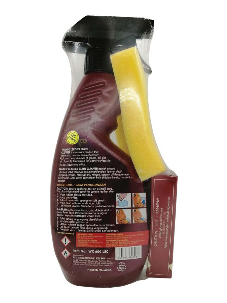 Leather Stain Cleaner Ml Waxco Auto Care