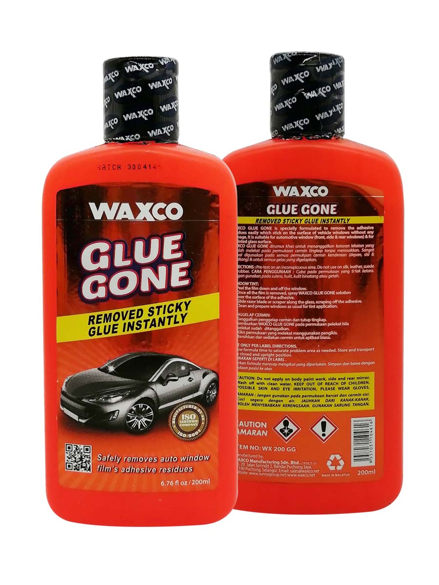 WAXCO CAR CARE - Waxco Glue Gone special formulation to remove