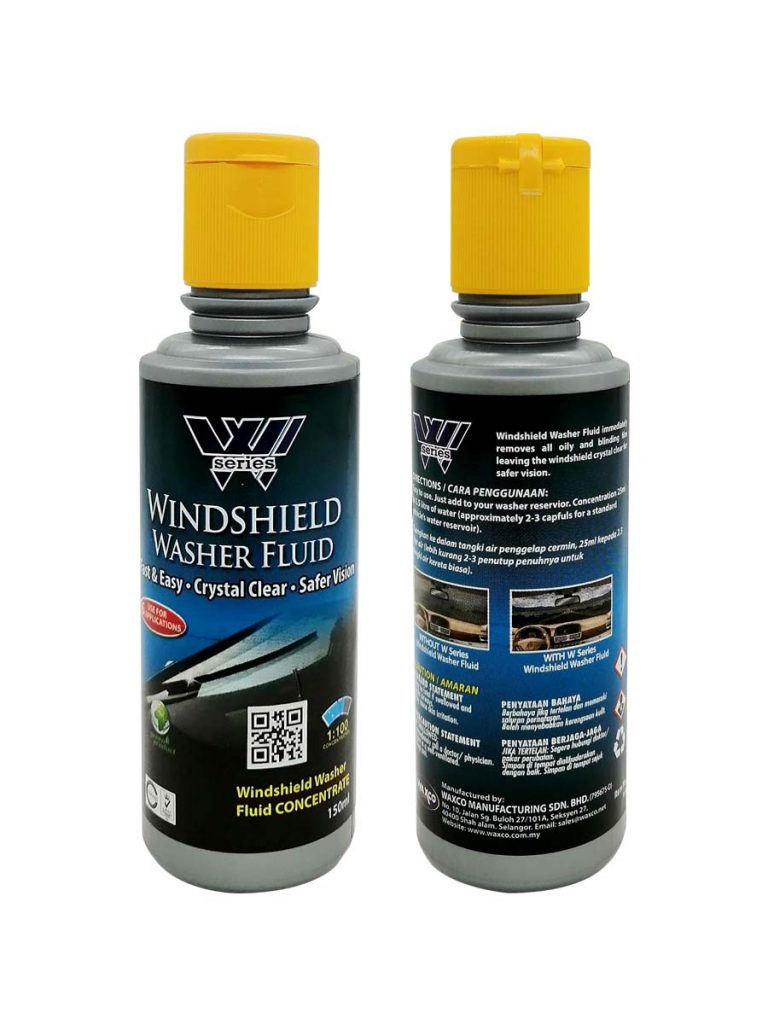 W series Windshield Washer Fluid 150ml WAXCO Auto Care
