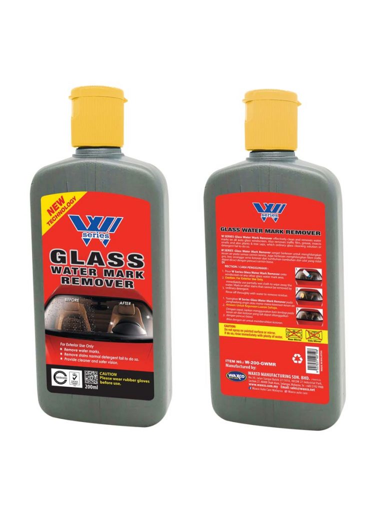 W series Glass Watermark Remover 200ml WAXCO Auto Care